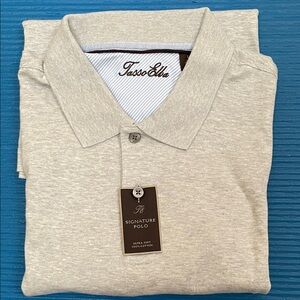 Tasso Elba Men's Beige Polo Shirt